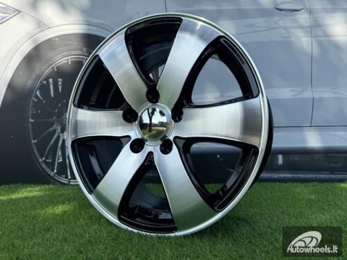 Ratlankis R16x7  6X130  ET  55  84.1  BK747  Black Polished (MB)  For MER  (L2)  ((max 1400kg))