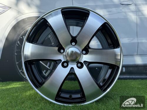 Ratlankis R16x7  5X118  ET  50  71.1  BK747  Black Polished (MB)  For OPEL  (R+L2+P)  (4x4 (max 1400kg))