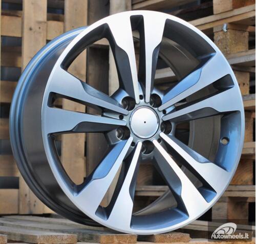 Ratlankis R18x8.5  5X112  ET  45  66.6  BK754  Grey Polished (MG)  For MER  (K2)  ()