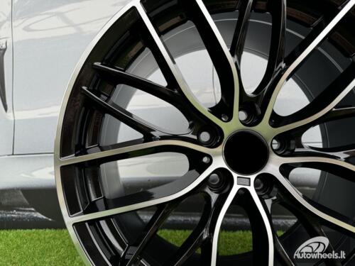 Ratlankis R20x9.5  5X120  ET  40  72.6  BK796  (BY1304)  Black Polished+Powder Coating (MBPC)  For BMW  (K4+K7+P+P2)  (FRONT+REAR)