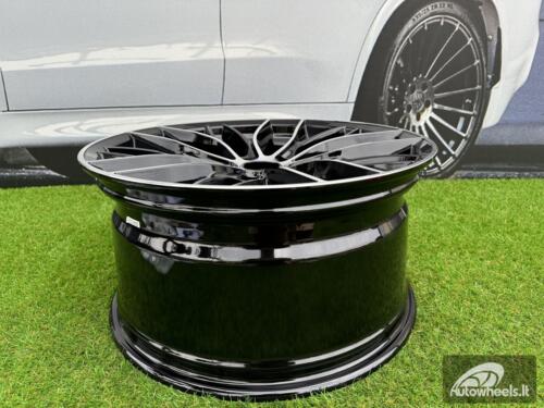 Ratlankis R19x8.5  5X120  ET  35  72.6  BK796  (BY1304)  Black Polished (MB)  For BMW  (P1+P)  (REAR+FRONT)