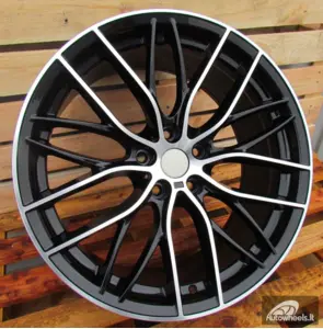 Ratlankis R18x8  5X120  ET  40  72.6  BK796  (BY1304)  Black Polished (MB)  For BMW  (P+Z3)