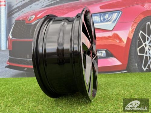 Ratlankis R15x6  4X100  ET  46  54.1  BK813  Black Polished (MB)  For HYUND  (D1+R)