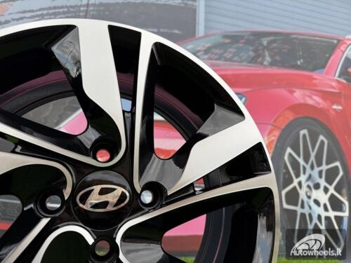 Ratlankis R15x6  4X100  ET  46  54.1  BK813  Black Polished (MB)  For HYUND  (R)