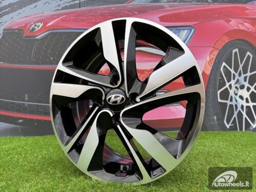 Ratlankis R15x6  4X100  ET  46  54.1  BK813  Black Polished (MB)  For HYUND  (R+D1)