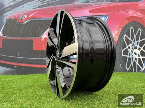 Ratlankis R15x6  4X100  ET  46  54.1  BK813  Black Polished (MB)  For HYUND  (R+D1)