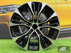 Ratlankis R20x10  5X120  ET  40  74.1  BK851  Black Polished (MB)  For BMW  (K4)  (Rear+Front)