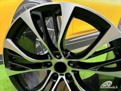Ratlankis R20x11  5X120  ET  37  74.1  BK851  Black Polished (MB)  For BMW  (K4+P)  (Rear+Front)