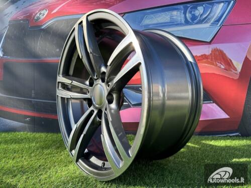 Ratlankis R19x9.5  5X120  ET  40  72.6  BK855  (BY1121)  Grey Polished (MG)  For BMW  (Z1)  (Rear+Front)