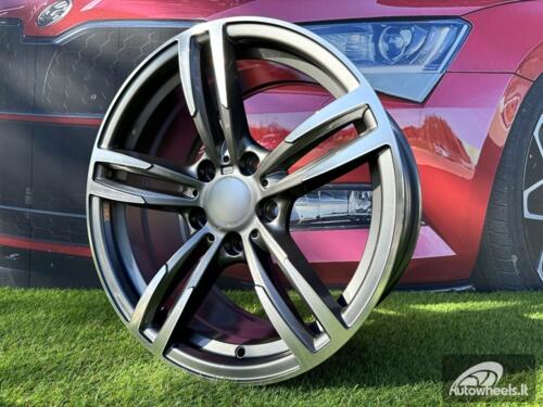 Ratlankis R18x8  5X120  ET  34  72.6  BK855  (BY1121)  Grey Polished (MG)  For BMW  (P+Z1)  ())