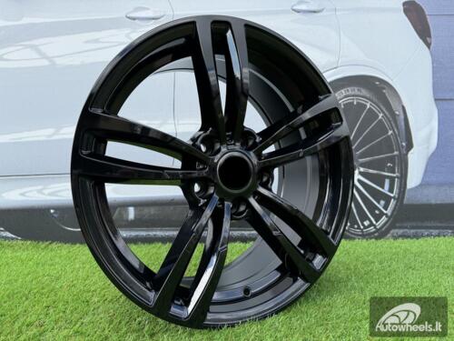Ratlankis R18x8  5X120  ET  34  72.6  BK855  (BY1121)  Black (BL)  For BMW  (Z2)  (Rear+Front)