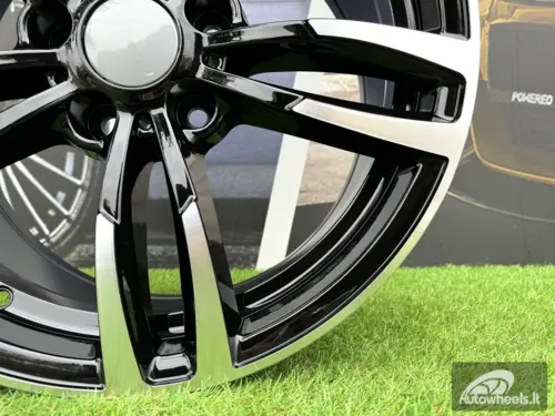 Ratlankis R16x7  5X120  ET  35  72.6  BK855  (BY1121)  Black Polished (MB)  For BMW  (Z2)