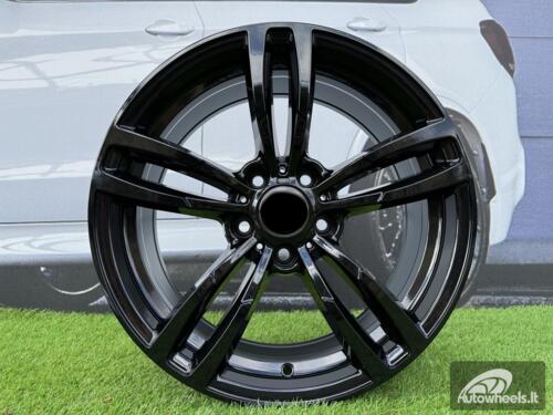 Ratlankis R18x8  5X120  ET  40  72.6  BK855  (BY1121)  Black (BL)  For BMW  (Z2)  (Rear+Front)