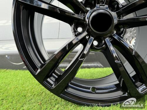 Ratlankis R18x8  5X120  ET  40  72.6  BK855  (BY1121)  Black (BL)  For BMW  (Z2)  (Rear+Front)