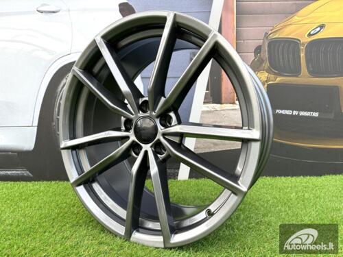 Ratlankis R17x7.5  5X112  ET  45  57.1  BK864  Hyper Black (HB)  For VW  (D4)