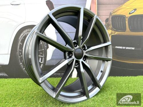 Ratlankis R17x7.5  5X112  ET  45  57.1  BK864  Hyper Black (HB)  For VW  (L2+D4)