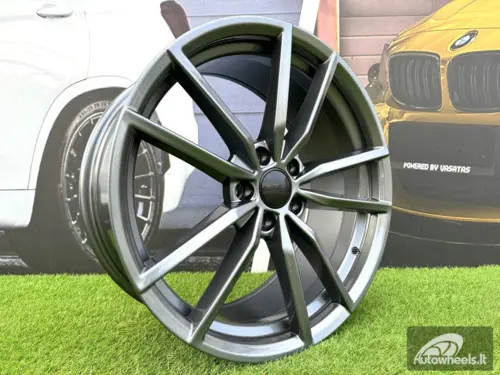 Ratlankis R19x8  5X112  ET  45  57.1  BK864  Hyper Black (HB)  For VW  (K4)