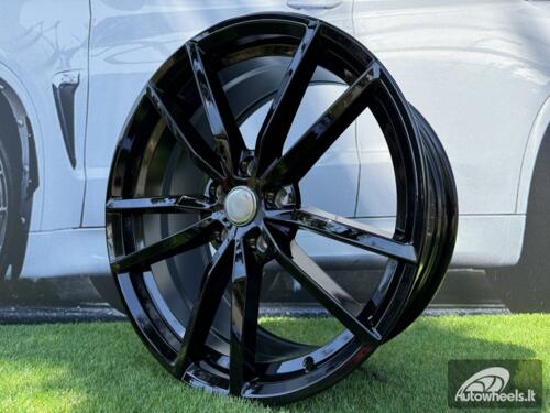 Ratlankis R19x8  5X112  ET  45  57.1  BK864  (IN5419)  Black (BL)  For VW  (Z5)  (Gloss Black)