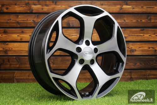 Ratlankis R16x6.5  5X108  ET  50  63.4  BK871  Black Polished (MB)  For FORD  (R)