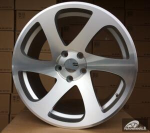 Ratlankis R18x8.5  5X112  ET  35  66.5  BK880  Polished Silver (MS)  For RACIN  (K4)  (Style 3 SDM)