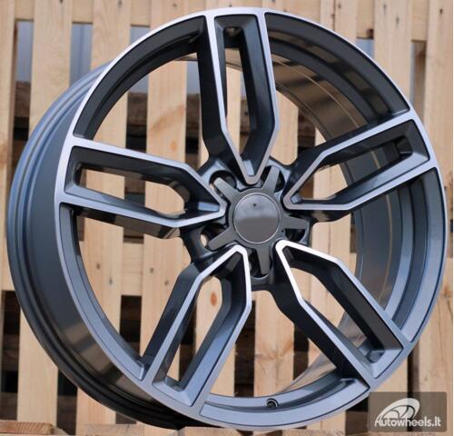 Ratlankis R19x8  5X112  ET  35  66.5  BK916  Grey Polished (MG)  AUD  (K4)