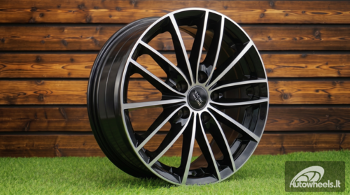 Ratlankis R15x6.5  5X100  ET  40  57.1  BK926  Black Polished (MB)  For RACIN  (K2)