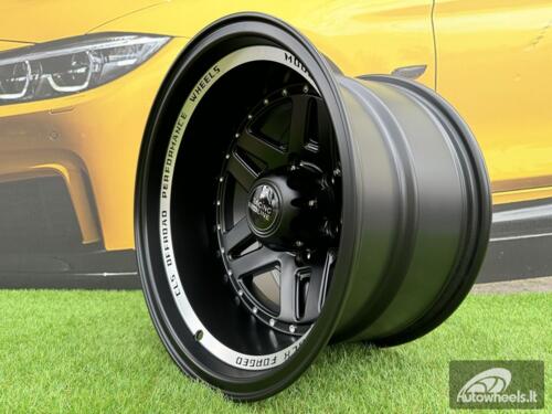 Ratlankis R15x10  6X139.7  ET  M44  110.1  BK936  Black Half Matt+Polished Lip (BLHMPL)  For 4X4  (R)