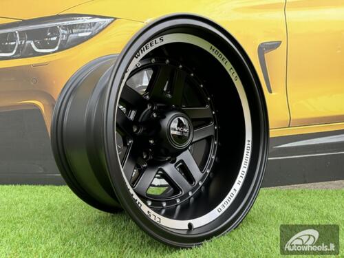 Ratlankis R15x10  6X139.7  ET  M44  110.1  BK936  Black Half Matt+Polished Lip (BLHMPL)  For 4X4  (R)