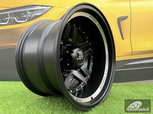 Ratlankis R15x10  6X139.7  ET  M44  110.1  BK936  Black Half Matt+Polished Lip (BLHMPL)  For 4X4  (R)