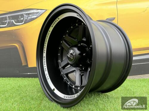 Ratlankis R18x10  6X139.7  ET  M18  110.1  BK936  Black Half Matt+Polished Lip (BLHMPL)  For 4X4  (K4)