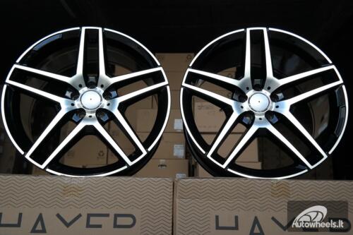 Ratlankis R19x8.5  5X112  ET  45  66.6  BK967  Black Polished (MB)  For MER  (K4)  ()