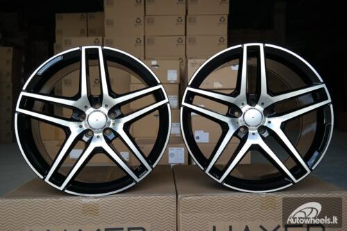 Ratlankis R19x8.5  5X112  ET  45  66.6  BK967  Black Polished (MB)  For MER  (K4)  ()