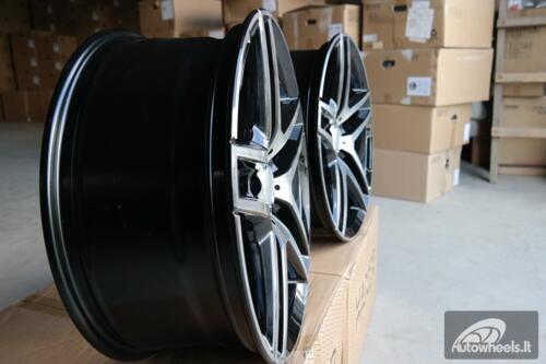 Ratlankis R19x8.5  5X112  ET  45  66.6  BK967  Black Polished (MB)  For MER  (K4)  ()