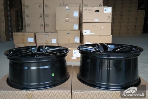 Ratlankis R19x8.5  5X112  ET  45  66.6  BK967  Black Polished (MB)  For MER  (K4)  ()