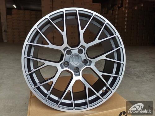 Ratlankis R20x10  5X112  ET  19  66.5  BK998  (SLY005)  Grey Polished (MG)  For PORCH  (K7)  (Rear+Front)