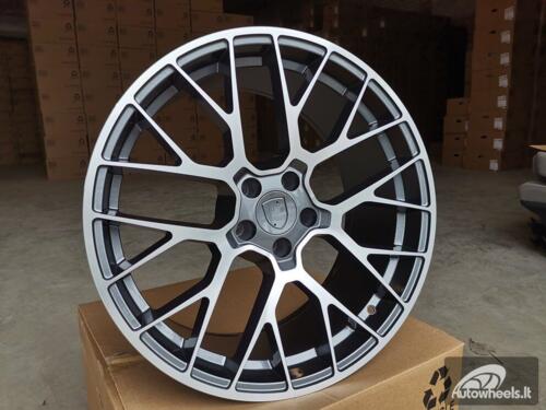 Ratlankis R20x10  5X112  ET  19  66.5  BK998  (SLY005)  Grey Polished (MG)  For PORCH  (K7)  (Rear+Front)