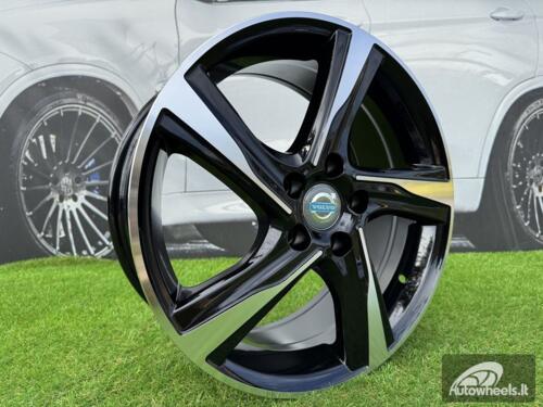 Ratlankis R18x7.5  5X108  ET  49  67.1  BY115  Black Polished (MB)  For VOLVO  (Z3)