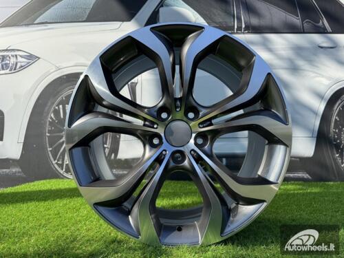 Ratlankis R19x9  5X120  ET  48  74.1  BY117  Grey Polished (MG)  For BMW  (P)  (X5)