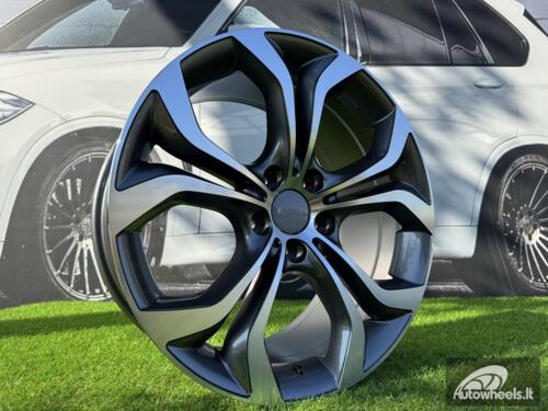 Ratlankis R19x9  5X120  ET  48  74.1  BY117  Grey Polished (MG)  For BMW  (P)  (X5)