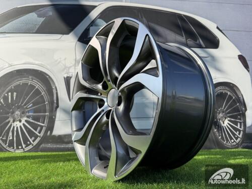 Ratlankis R19x9  5X120  ET  48  74.1  BY117  Grey Polished (MG)  For BMW  (P)  (X5)