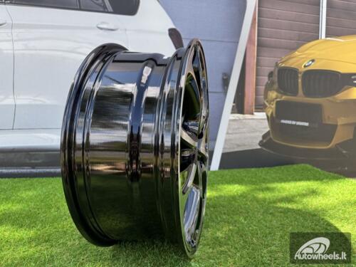 Ratlankis R18x7  5X108  ET  30  65.1  BY124  Black Polished (MB)  For CITRO  (Z1)