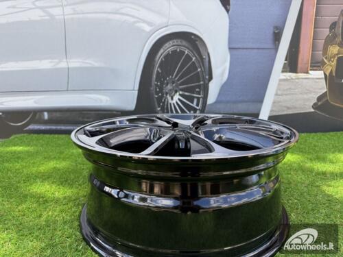 Ratlankis R18x7  5X108  ET  30  65.1  BY124  Black Polished (MB)  For CITRO  (Z1)