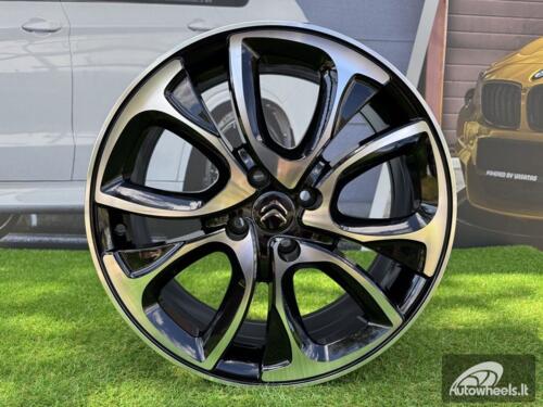 Ratlankis R18x7  4X108  ET  30  65.1  BY124  Black Polished (MB)  For CITRO  (Z1)