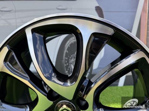 Ratlankis R18x7  4X108  ET  30  65.1  BY124  Black Polished (MB)  For CITRO  (Z3)