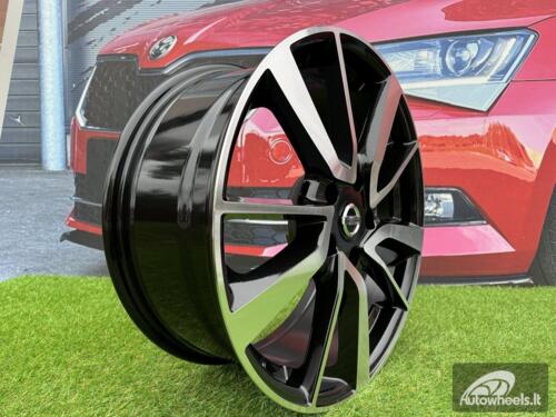 Ratlankis R16x6.5  5X114.3  ET  40  60.1  BY131  (NS146/FE127)  Black Polished (MB)  For NISS  (R)