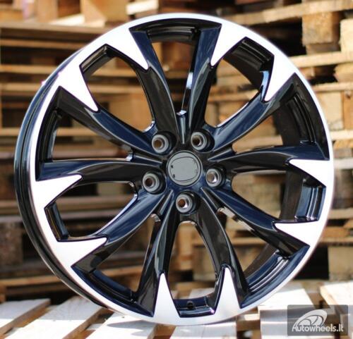 Ratlankis R19x7  5X114.3  ET  50  67.1  BY177  Black Polished (MB)  For MAZDA  (P2+P)