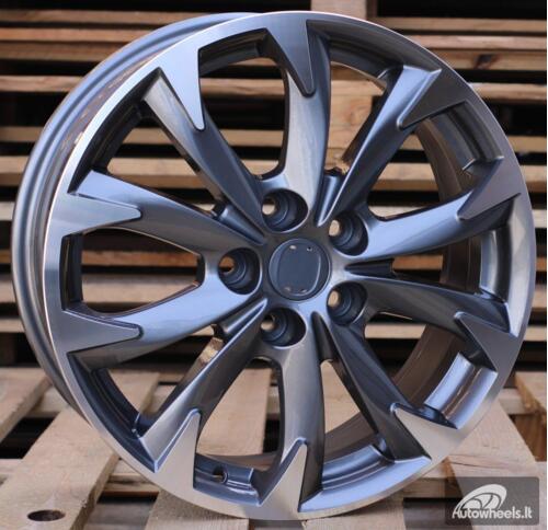 Ratlankis R17x7  5X114.3  ET  50  67.1  BY177  Grey Polished (MG)  For MAZDA  (Z1)