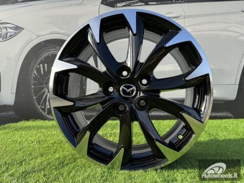 Ratlankis R17x7  5X114.3  ET  50  67.1  BY177  Black Polished (MB)  For MAZDA  (Z3+Z6)