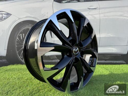 Ratlankis R17x7  5X114.3  ET  50  67.1  BY177  Black Polished (MB)  For MAZDA  (Z3+Z6)