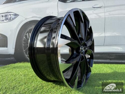 Ratlankis R17x7  5X114.3  ET  50  67.1  BY177  Black Polished (MB)  For MAZDA  (Z3+Z6)